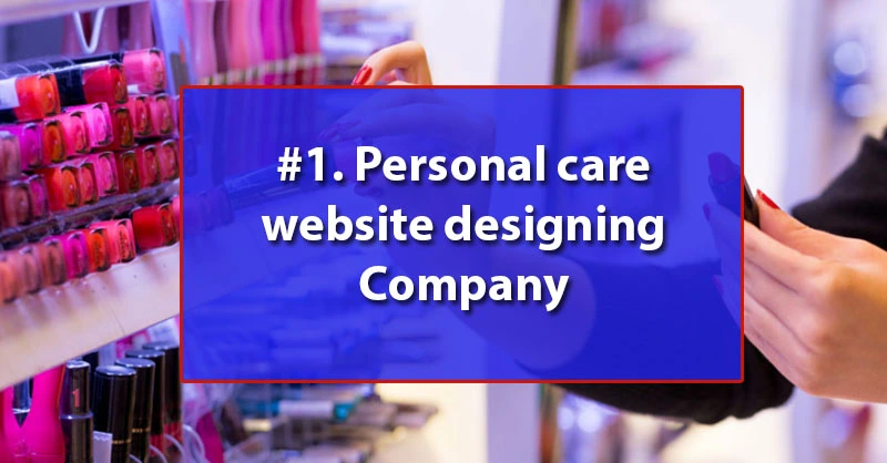 Personal care website designing in Delhi NCR - Noida and Gurgaon